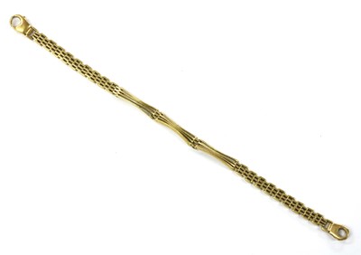 Lot 77 - An Italian gold bracelet
