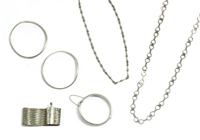 Lot 291 - A quantity of silver jewellery