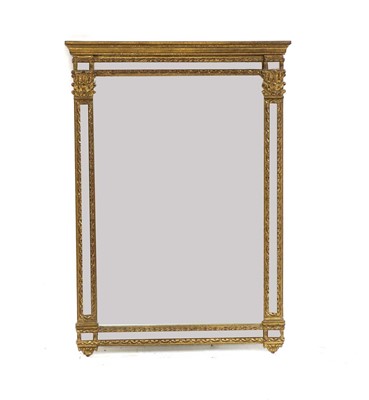 Lot 535 - A modern Georgian style gilt wall mirror