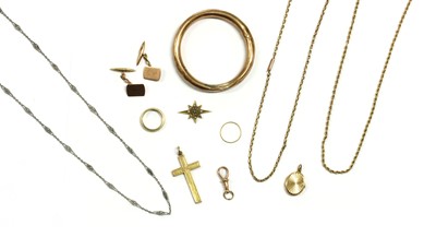 Lot 270 - A quantity of gold jewellery