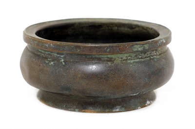 Lot 290 - A Chinese bronze censer