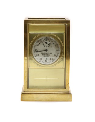 Lot 128 - A Plasschaert Freres Wachtebeke pigeon racing clock