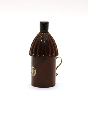 Lot 139 - An early Victorian rosewood (?) etui