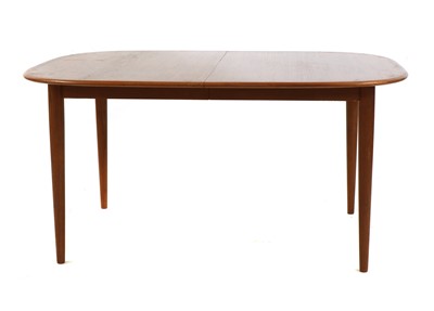 Lot 472 - A Danish Skovmand Andersen extending teak dining table