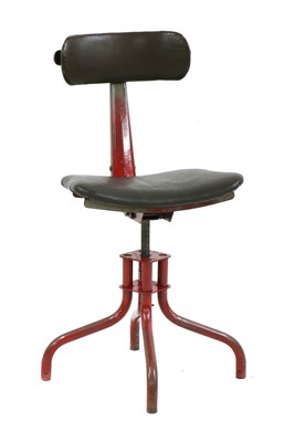 Lot 367 - A Leabank machinist's chair