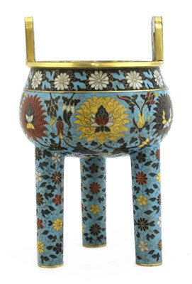 Lot 137 - A Chinese cloisonné incense burner