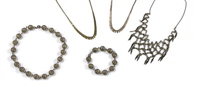Lot 206 - A large quantity of silver and costume jewellery