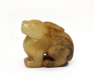 Lot 278 - A Chinese jade carving