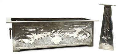 Lot 82 - An Arts and Crafts embossed planter