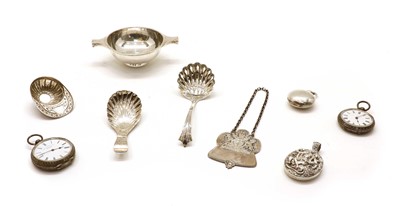 Lot 47 - A silver reproduction jockey cap caddy spoon
