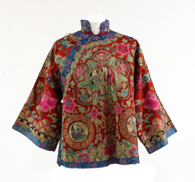 Lot 234 - A Chinese embroidered jacket