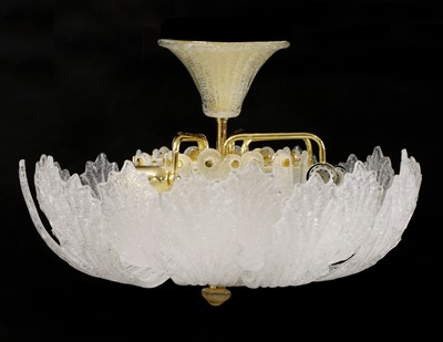 Lot 506 - An Italian Vistosi 'Guibilia' ceiling light
