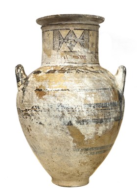 Lot 453 - A Cypriot bichrome ware pottery amphora