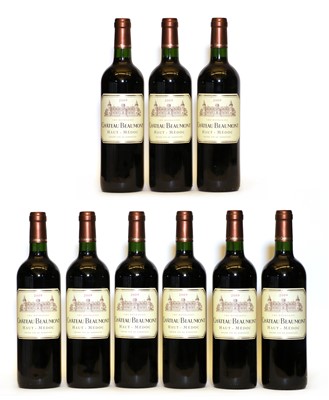 Lot 99 - Chateau Beaumont, Haut Medoc, Cru Bourgeois, 2009, nine bottles