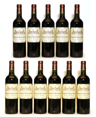 Lot 100 - Chateau Beaumont, Haut Medoc, Cru Bourgeois, 2010, eleven bottles