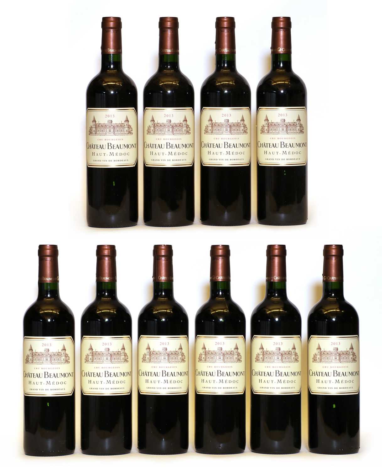 Lot 101 - Chateau Beaumont, Haut Medoc, Cru Bourgeois, 2013, ten bottles