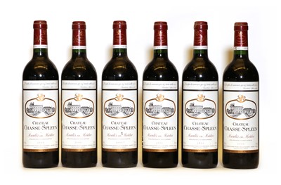 Lot 105 - Chateau Chasse Spleen, Moulis en Medoc, Cru Bourgeois, 2000, six bottles