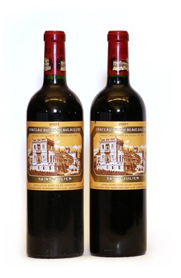 Lot 106 - Chateau Ducru Beaucaillou, 2eme Cru Classe, St Julien, 2001, two bottles