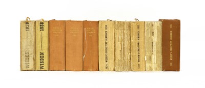 Lot 177 - WISDEN Cricketers' Almanack: 1- 1929