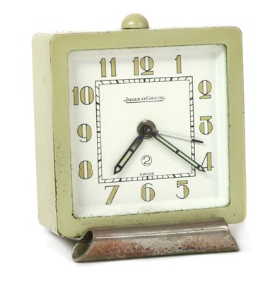 Lot 52 - An Art Deco Jaeger-LeCoultre two day travel alarm clock