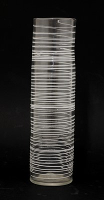 Lot 515 - A Venini 'Filo Girato' tubular vase