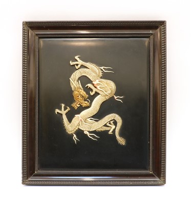 Lot 324 - A Japanese plaque