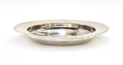 Lot 71 - A modern silver Armada dish