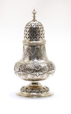 Lot 32 - A Dutch sterling silver castor