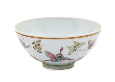 Lot 242 - A Chinese famille rose bowl