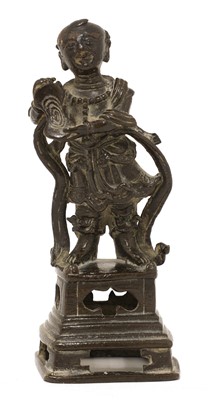 Lot 313 - A bronze figure