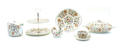 Lot 269 - A large Minton Haddon hall dinner service