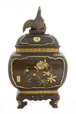 Lot 205 - A very fine Japanese mixed metal koro