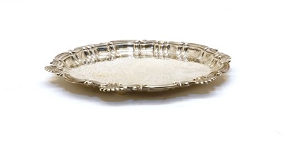 Lot 62 - A small silver salver