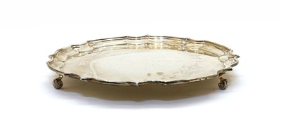 Lot 34 - A silver salver