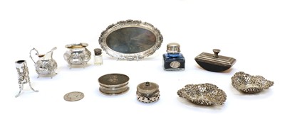 Lot 44 - A collection of silver and plate