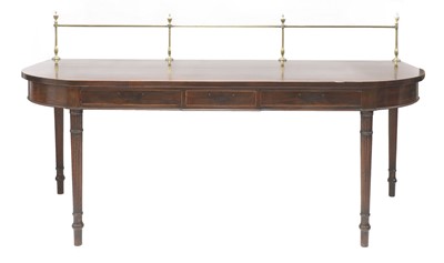 Lot 105 - A Regency mahogany serving table by Gillows of Lancaster