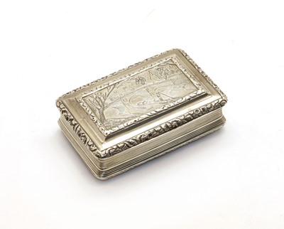 Lot 60 - A Regency table snuff box