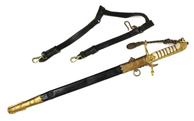 Lot 708 - A George VI Royal Navy midshipman's dirk
