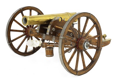 Lot 722 - A model of an American Civil War field cannon