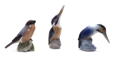 Lot 296 - Nine Royal Copenhagen birds