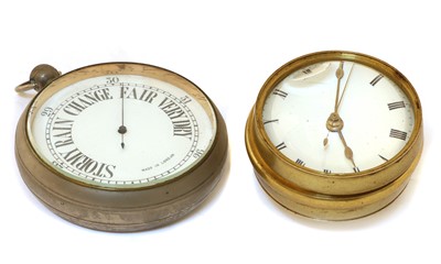 Lot 152 - A Bullseye glass clock