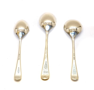 Lot 1 - A composite set of Old English silver cutlery