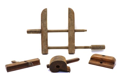 Lot 245 - Sixty plus carpenter's or cabinet maker's beechwood moulding planes