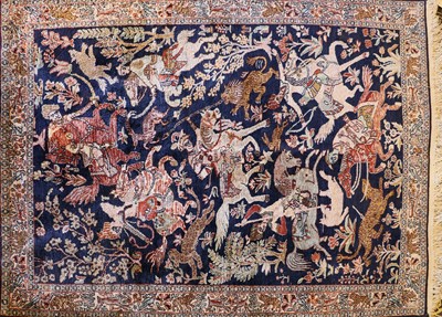 Lot 574 - A Persian rug