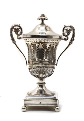 Lot 17 - A French Empire period silver confiturier