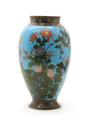Lot 340 - A Japanese cloissone vase c.1870