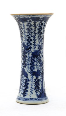 Lot 131 - A Chinese blue and white tall vase