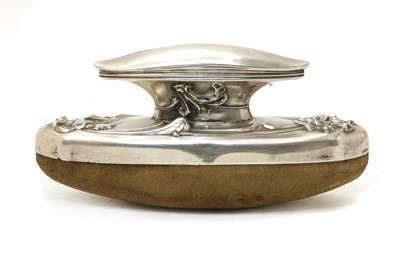 Lot 35 - An Art Nouveau American sterling silver nail buffer