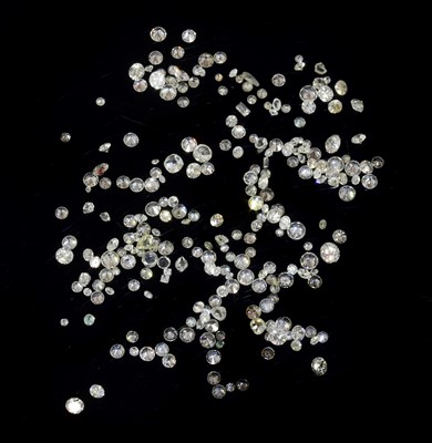 Lot 1193 - A quantity of unmounted diamonds