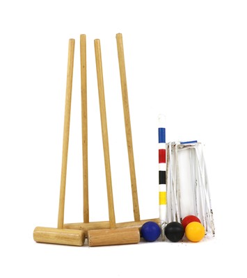 Lot 316 - A modern Jacques croquet set
